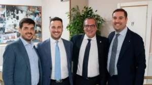 Da sx Luigi Piccirillo - Errico Scala - Marco Cerreto - Vincenzo D'Angelo
